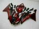 R6 08-16 Motorrad Verkleidung - Rot Schwarz R6 08-16 Motorrad Verkleidung - Rot Schwarz
