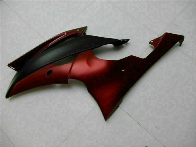 R6 08-16 Motorrad Verkleidung - Rot Schwarz R6 08-16 Motorrad Verkleidung - Rot Schwarz