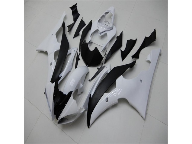 R6 08-16 Motorrad Verkleidung - Weiß Schwarz R6 08-16 Motorrad Verkleidung - Weiß Schwarz