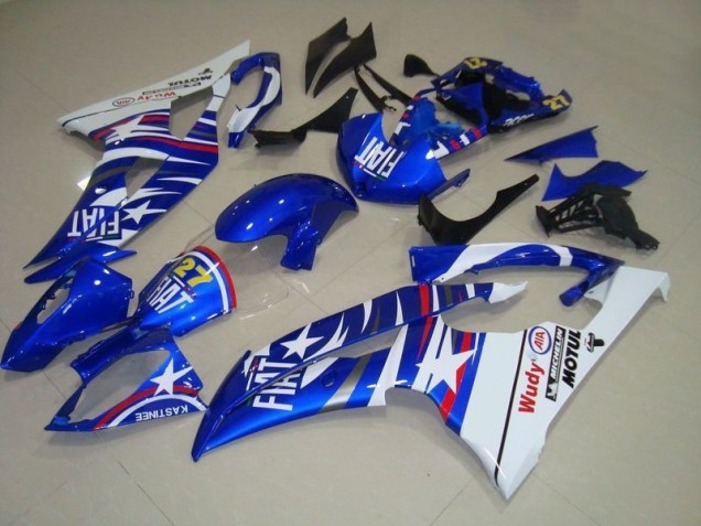 R6 08-16 Motorrad Verkleidungen - Blau Weiß Fiat 27 Rot Wudy R6 08-16 Motorrad Verkleidungen - Blau Weiß Fiat 27 Rot Wudy