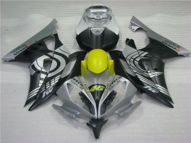 R6 08-16 Motorrad Verkleidungen - Gelb Schwarz Silber R6 08-16 Motorrad Verkleidungen - Gelb Schwarz Silber