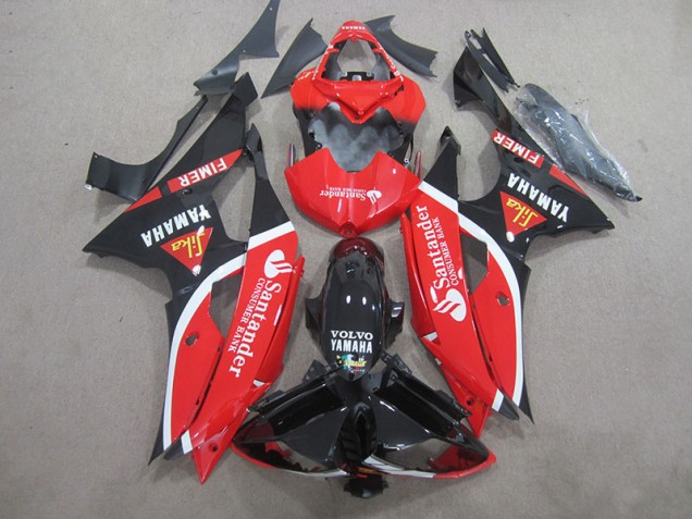 R6 08-16 Motorrad Verkleidungen - Schwarz Rot Weiß SantUnder R6 08-16 Motorrad Verkleidungen - Schwarz Rot Weiß SantUnder