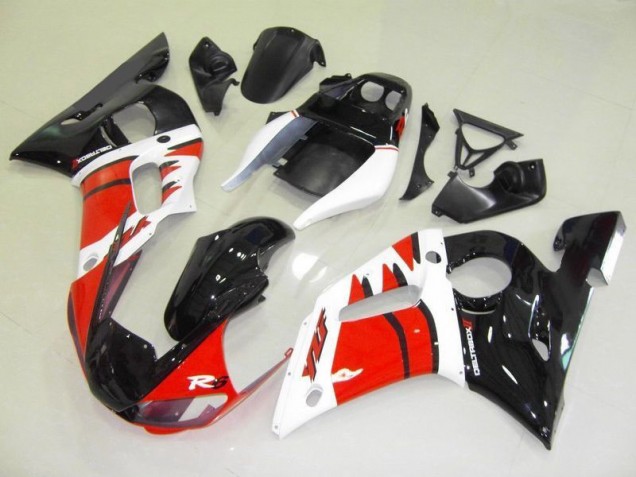 R6 98-02 Motorrad Verkleidung - Rot Weiß Schwarz R6 98-02 Motorrad Verkleidung - Rot Weiß Schwarz
