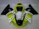 R6 98-02 Motorrad Verkleidungen - Gelb Weiß R6 98-02 Motorrad Verkleidungen - Gelb Weiß