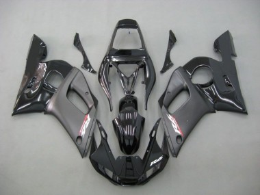 R6 98-02 Motorrad Verkleidungen - Kontrast Schwarz
