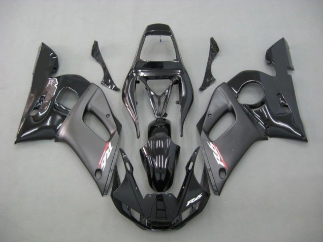 R6 98-02 Motorrad Verkleidungen - Kontrast Schwarz R6 98-02 Motorrad Verkleidungen - Kontrast Schwarz