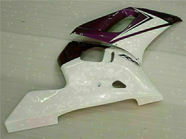 R6 98-02 Motorrad Verkleidungen - Lila Weiß R6 98-02 Motorrad Verkleidungen - Lila Weiß