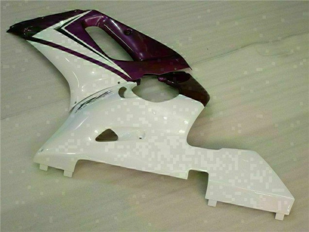 R6 98-02 Motorrad Verkleidungen - Lila Weiß R6 98-02 Motorrad Verkleidungen - Lila Weiß