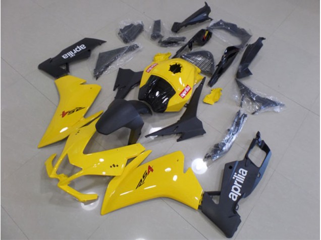 RS4 50 125 11-18 Motorrad Verkleidungen - Gelb Schwarz RS4 50 125 11-18 Motorrad Verkleidungen - Gelb Schwarz