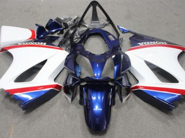 VFR 800 02-13 Motorrad Verkleidungen - Blau Weiß