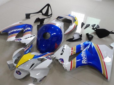 VFR 800 02-13 Motorrad Verkleidungen - Blau Weiß Rothmans