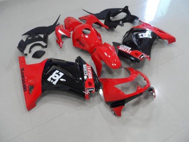 ZX 250R 08-12 Motorrad Verkleidungen - Rot Schwarz