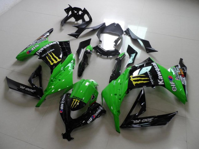 ZX 300R 13-16 Motorrad Verkleidungen - Grünes Monster ZX 300R 13-16 Motorrad Verkleidungen - Grünes Monster