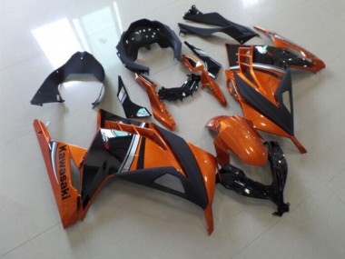 ZX 300R 13-16 Motorrad Verkleidungen - Schwarz Orange