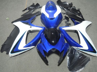 ZX10R 06-07 Motorrad Verkleidungen - Blau Weiß
