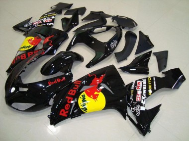 ZX10R 06-07 Motorrad Verkleidungen - Rot Bull