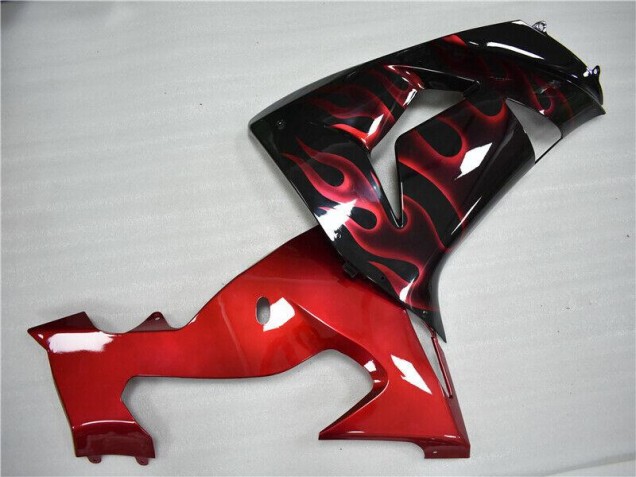 ZX10R 06-07 Motorrad Verkleidungen - Rot Flamme ZX10R 06-07 Motorrad Verkleidungen - Rot Flamme