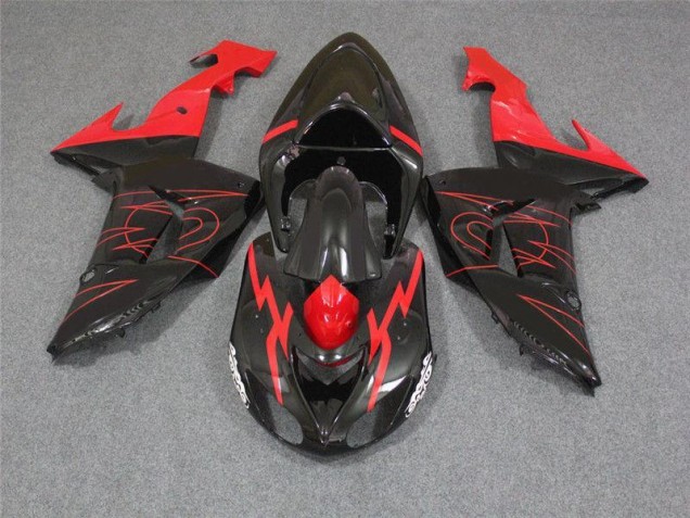 ZX10R 06-07 Motorrad Verkleidungen - Schwarz Rot ZX10R 06-07 Motorrad Verkleidungen - Schwarz Rot