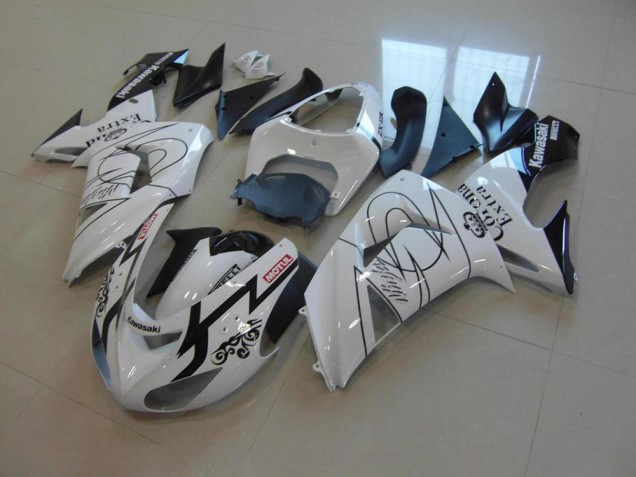 ZX10R 06-07 Motorrad Verkleidungen - Weiß Corona ZX10R 06-07 Motorrad Verkleidungen - Weiß Corona