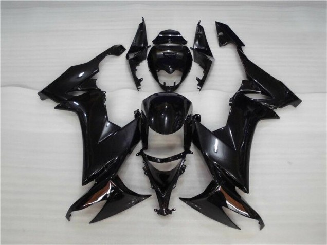 ZX10R 08-10 Motorrad Verkleidung - Glänzend Schwarz ZX10R 08-10 Motorrad Verkleidung - Glänzend Schwarz