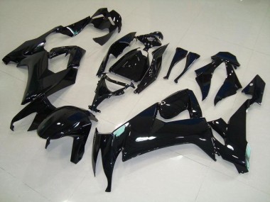 ZX10R 08-10 Motorrad Verkleidungen - Glänzend Schwarz