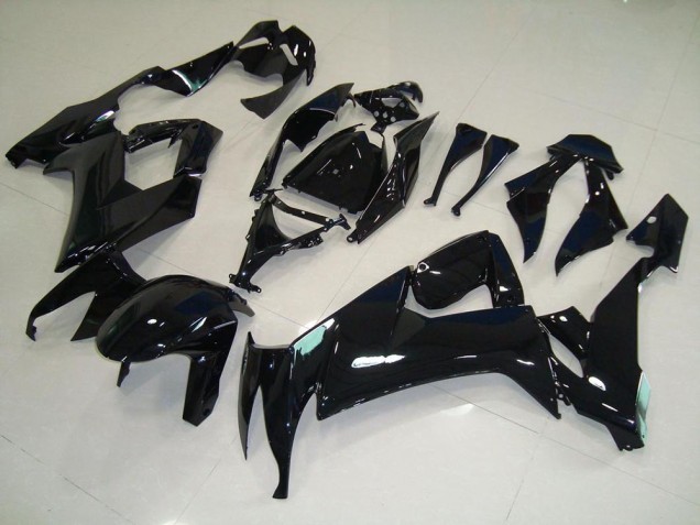 ZX10R 08-10 Motorrad Verkleidungen - Glänzend Schwarz ZX10R 08-10 Motorrad Verkleidungen - Glänzend Schwarz