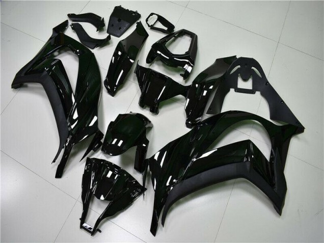 ZX10R 11-15 Motorrad Verkleidungen - Glänzend Schwarz
