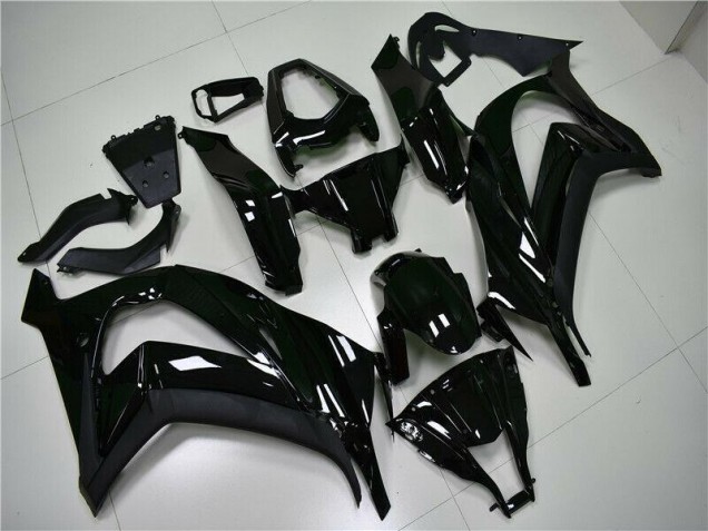 ZX10R 11-15 Motorrad Verkleidungen - Glänzend Schwarz