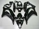 ZX10R 11-15 Motorrad Verkleidungen - Glänzend Schwarz