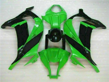 ZX10R 11-15 Motorrad Verkleidungen & Plastik - Grün Schwarz