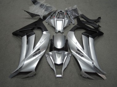 ZX10R 11-15 Motorrad Verkleidungen - Silber Schwarz Ninja