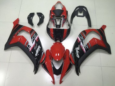 ZX10R 16-19 Motorrad Verkleidungen - Schwarzer Roter Ninja