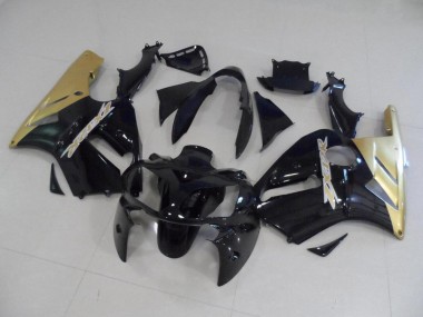 ZX12R 02-06 Motorrad Verkleidungen - Schwarz und Gold