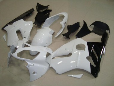 ZX12R 02-06 Motorrad Verkleidungen - Weiß Schwarz