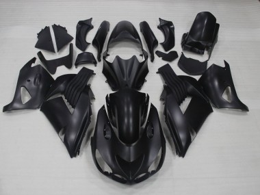 ZX14R ZZR 1400 06-11 Motorrad Verkleidung - Matt Schwarz