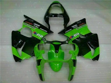 ZX6R 00-02 Motorrad Verkleidung - Grün