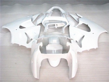 ZX6R 00-02 Motorrad Verkleidungen - Glänzend Weiß