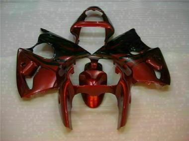 ZX6R 00-02 Motorrad Verkleidungen - Rot