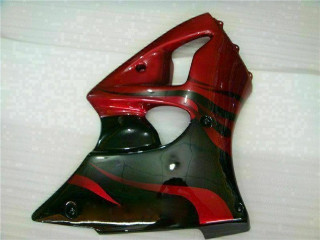 ZX6R 00-02 Motorrad Verkleidungen - Rot Schwarz ZX6R 00-02 Motorrad Verkleidungen - Rot Schwarz