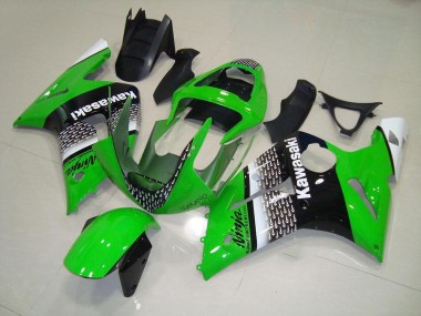 ZX6R 03-04 Motorrad Verkleidungen - Grün Nakano