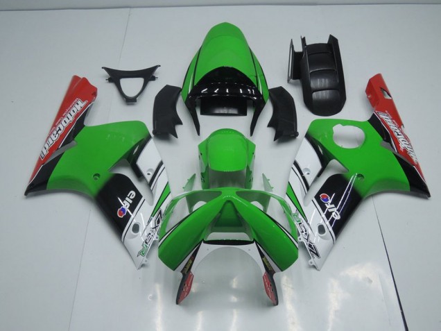 ZX6R 03-04 Motorrad Verkleidungen - Grüne Motocard ZX6R 03-04 Motorrad Verkleidungen - Grüne Motocard