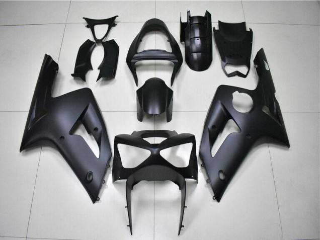 ZX6R 03-04 Motorrad Verkleidungen - Matt Schwarz ZX6R 03-04 Motorrad Verkleidungen - Matt Schwarz