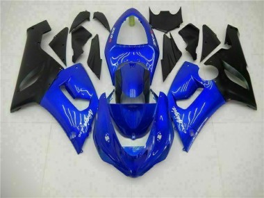 ZX6R 05-06 Motorrad Verkleidung - Blau