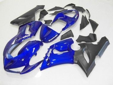 ZX6R 05-06 Motorrad Verkleidung - Blau Schwarz