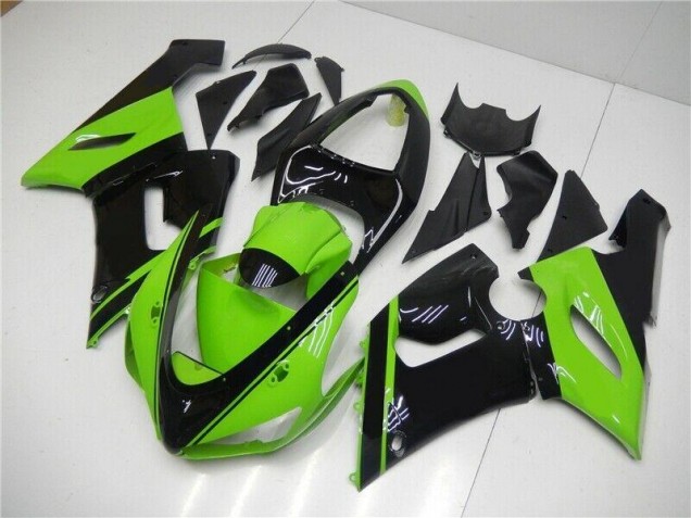 ZX6R 05-06 Motorrad Verkleidung - Grün Schwarz ZX6R 05-06 Motorrad Verkleidung - Grün Schwarz