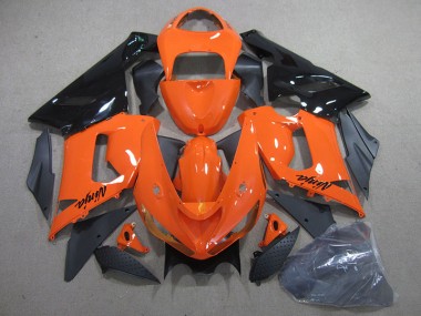 ZX6R 05-06 Motorrad Verkleidung - Orange Schwarz Ninja