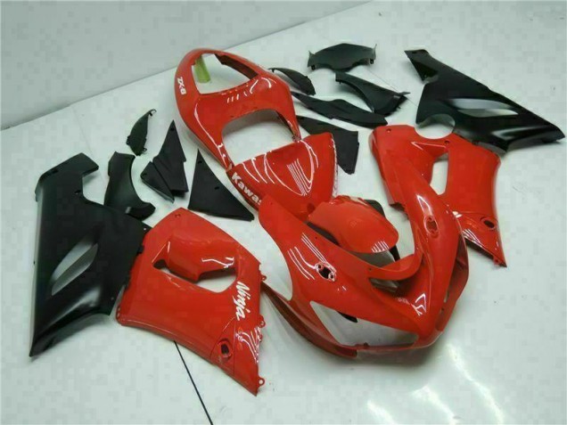 ZX6R 05-06 Motorrad Verkleidung - Rot ZX6R 05-06 Motorrad Verkleidung - Rot