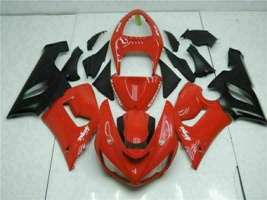 ZX6R 05-06 Motorrad Verkleidung - Rot