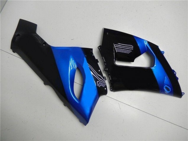 ZX6R 05-06 Motorrad Verkleidungen - Blau Schwarz ZX6R 05-06 Motorrad Verkleidungen - Blau Schwarz