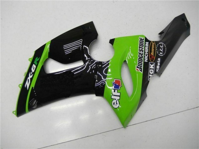 ZX6R 05-06 Motorrad Verkleidungen - Grün ZX6R 05-06 Motorrad Verkleidungen - Grün